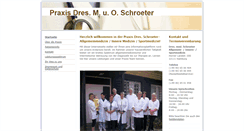Desktop Screenshot of praxis-schroeter-hamburg.de